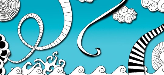 30+ Scribbles And Doodles Photoshop Brush Sets