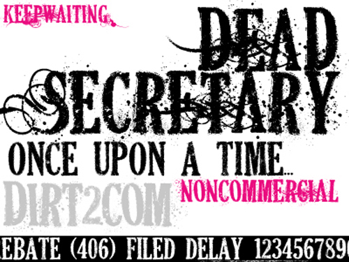 DEAD_SECRETARY_FONT_by_KeepWaiting