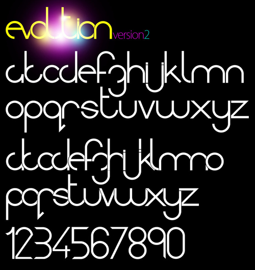 Evolution_Font_v2_WIP_by_PAULW