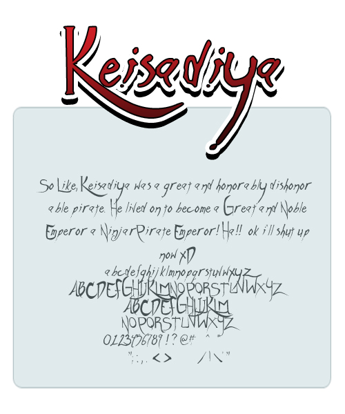 Keisadiya_font_by_shonenpunk