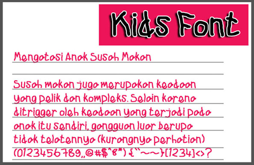 Kids_Font_by_a_wanq