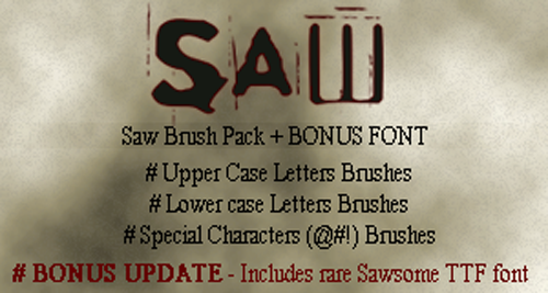 Saw_Movie_Letters_Font_Brushes_by_jackassrules