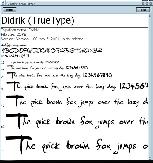 The_Didrik_font