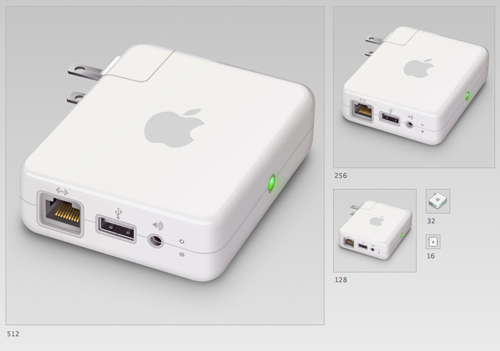 Airport_Express__PSD_Included__by_DDrDark