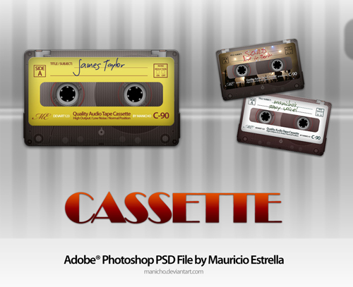 Cassette___PSD_File_by_manicho