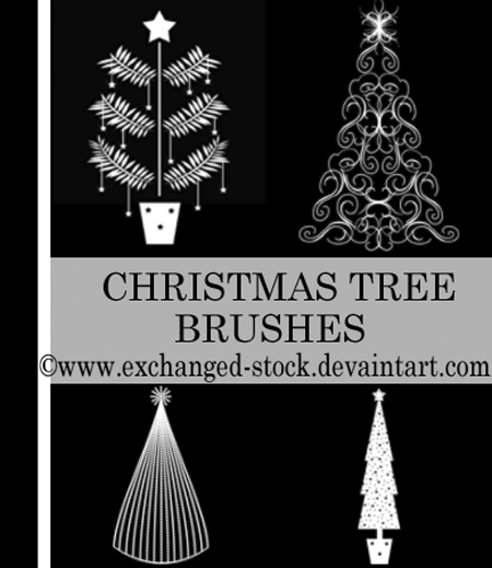 christmas tree brushes3