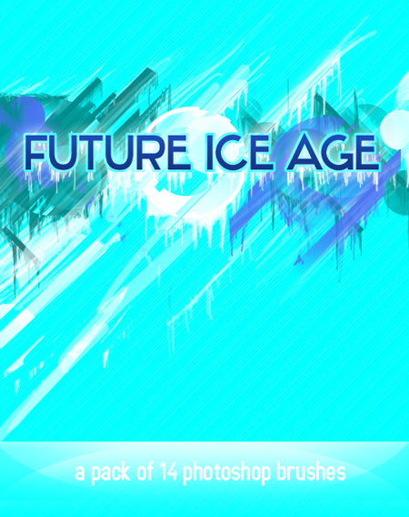 futuristic ice age brushes