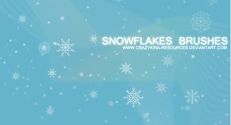 snowflakes brush