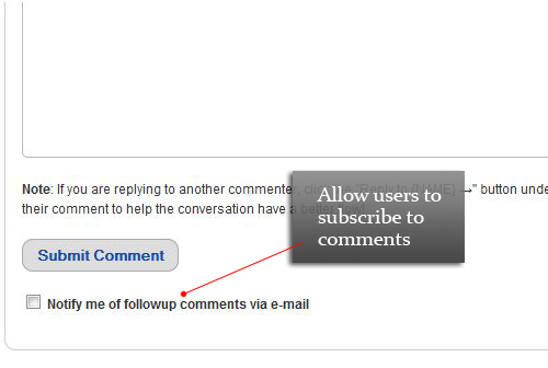 subscribe to comments