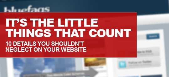 10 Details Not To Neglect On Your Blog