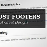 Blog Post Footer Designs