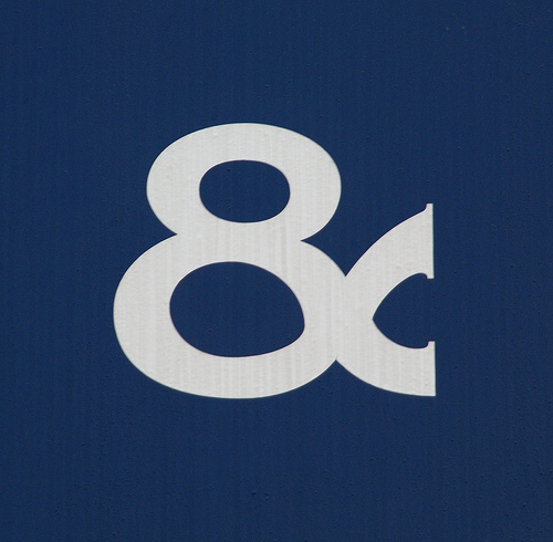 blue awning ampersand