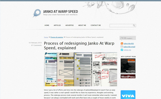 janko at warp speed redesign