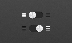 Toggle Switch PSD