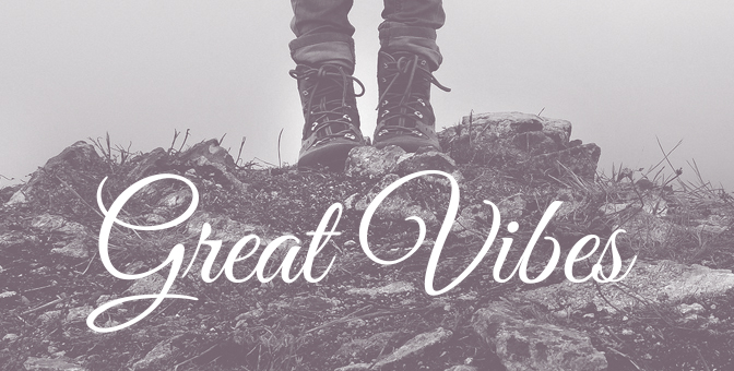 Great Vibes - Free script font