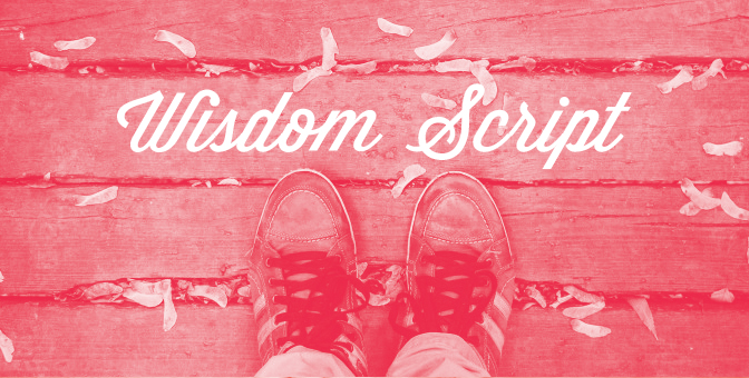 Wisdom Script - Free script font